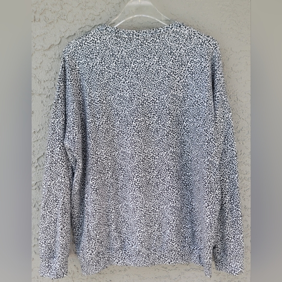 Athleta Studio to Street micro Cheetah animal print sweater size Medium - Picture 2 of 13